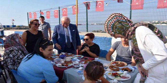 BA?KAN ALBAYRAK BALIKI ESNAFIYLA KAHVALTIDA BULU?TU