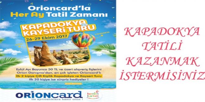 KAPADOKYA TATYLY KAZANMAK YSTERMYSYNYZ