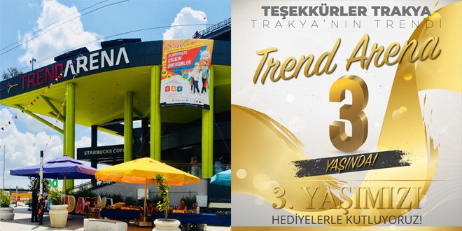 TREND ARENA AVM DEN 3 NC YIL SRPRYZLERY