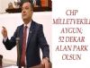 CHP MYLLETVEKYLY AYGUN;52 DEKAR ALAN PARK OLSUN