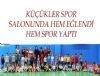 KKLER SPOR SALONUNDA HEM E?LENDY HEM SPOR YAPTI